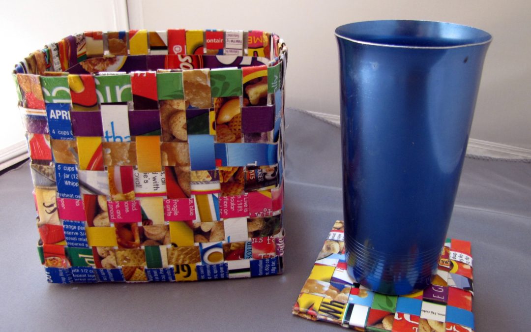 Let’s do ArTogether // Weaving with Cereal Boxes