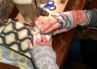 Simple Sewing Fingerless Gloves @ Cloud 9 Workshop