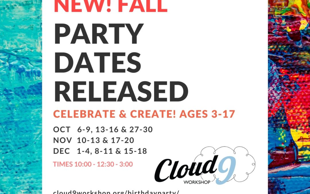 FALL 9 DAY DEAL + NEW FALL PARTY DATES ANNOUNCED!