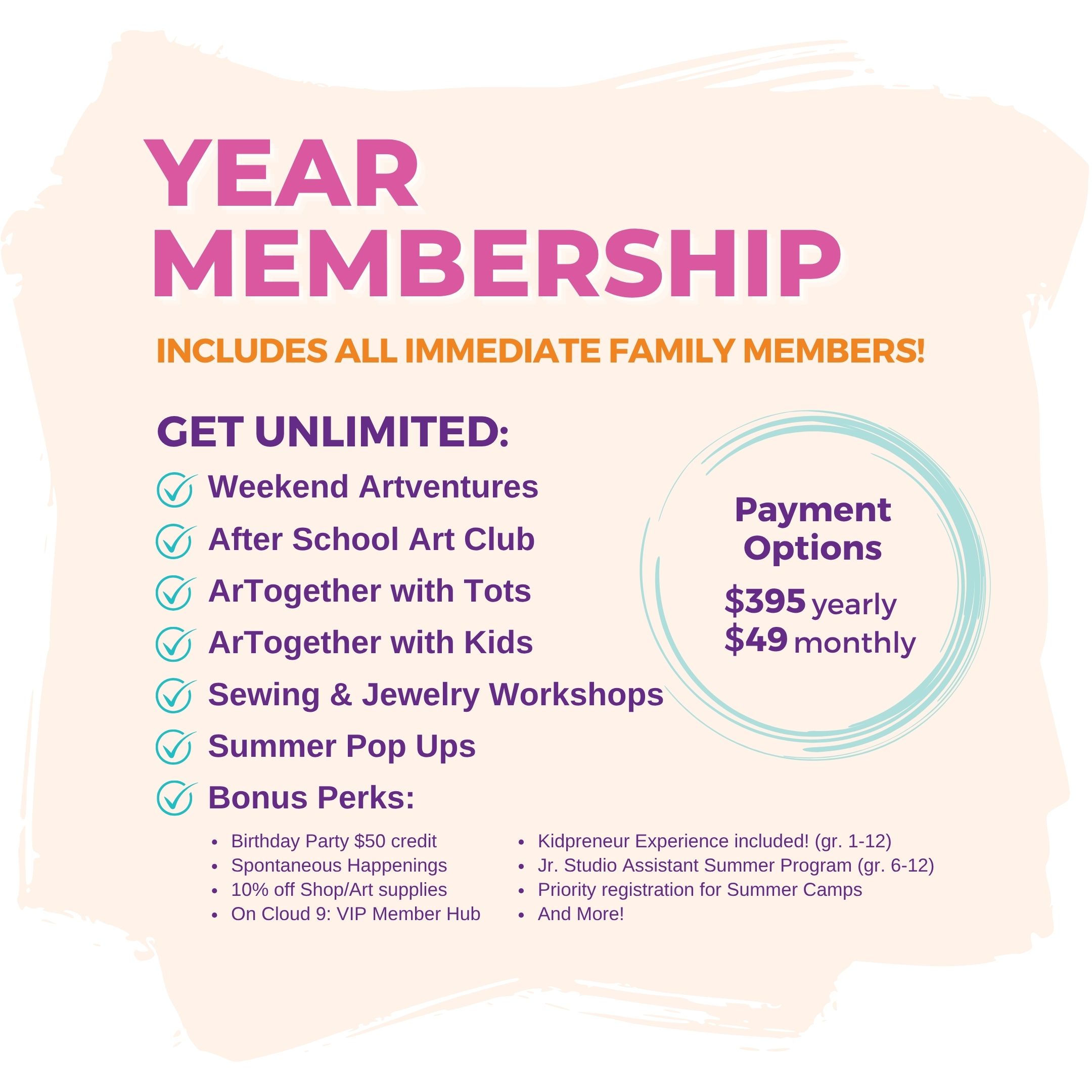 Year Membership Graphic