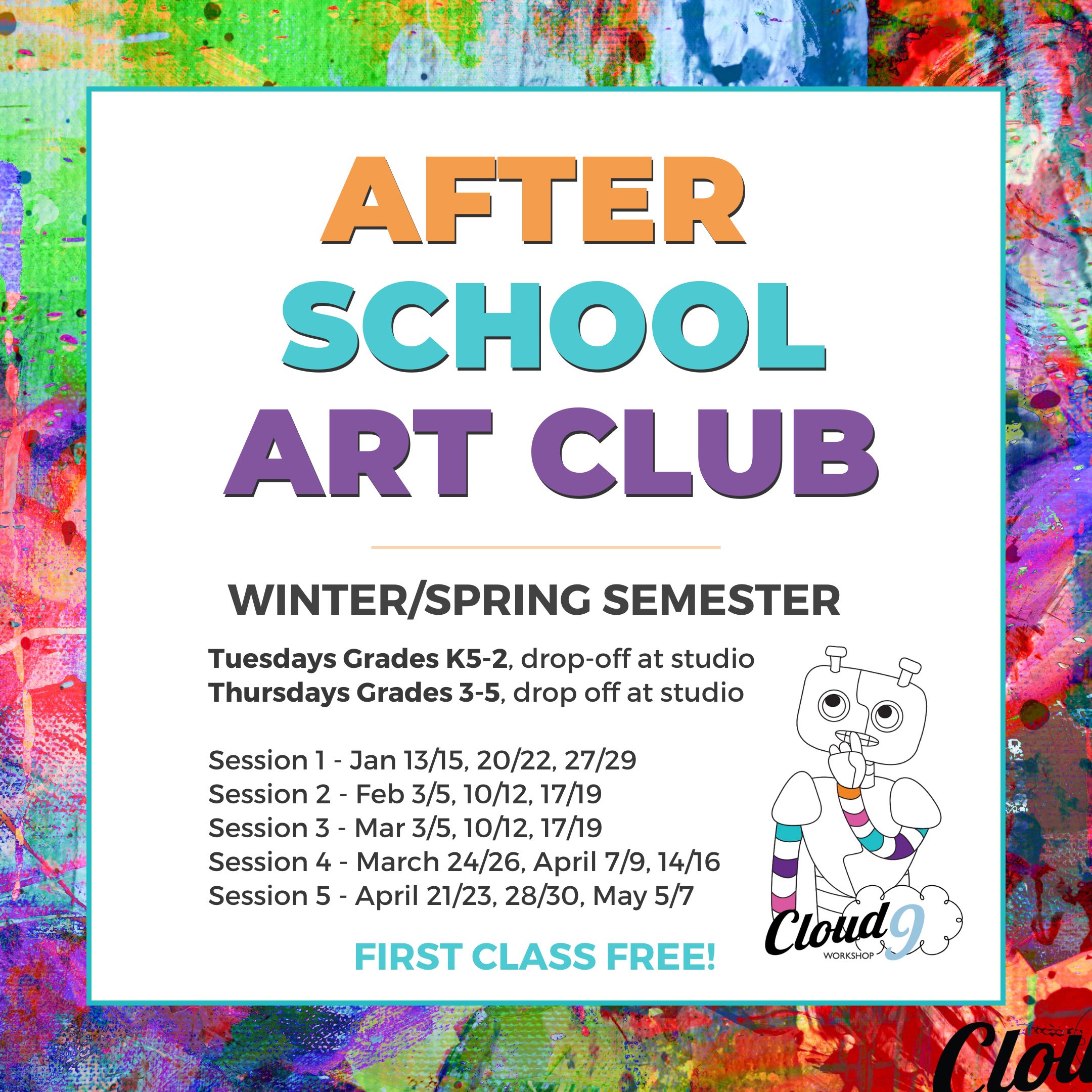 After School Art Club Square